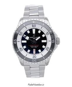 Breitling Superocean 44 A17376211B1A1 Automatic 44mm Unisex Replica Watch - Black Dial, Steel Case