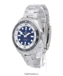 Alternative view of Breitling Superocean 44 A17376211C1A1 Automatic 44mm Unisex Replica Watch - Blue Dial, Steel Case