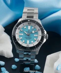Breitling Superocean 44 A17376211L2A1 Automatic 44mm Unisex Replica Watch - Turquoise Dial, Steel Case