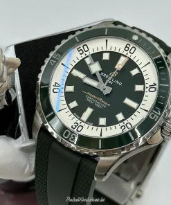 Breitling Superocean 44 A17376A31L1S1 Automatic 44mm Unisex Replica Watch - Green Dial, Steel Case