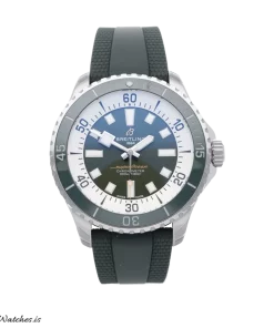 Breitling Superocean 44 A17376A31L1S1 Automatic 44mm Unisex Replica Watch - Green Dial, Steel Case