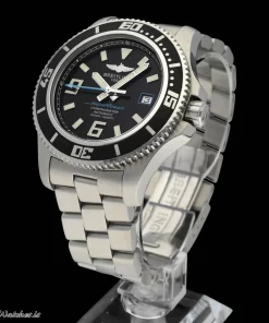 Alternative view of Breitling Superocean 44 A17391 Automatic 44mm Unisex Replica Watch - Black Dial, Steel Case