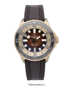 Breitling Superocean 44 N17376201Q1S1 Automatic 44mm Unisex Replica Watch - Brown Dial, Carbon Case