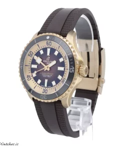 Alternative view of Breitling Superocean 44 N17376201Q1S1 Automatic 44mm Unisex Replica Watch - Brown Dial, Carbon Case