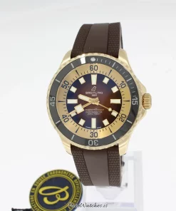 Breitling Superocean 44 N17376201Q1S1 Automatic 44mm Unisex Replica Watch - Brown Dial, Bronze Case