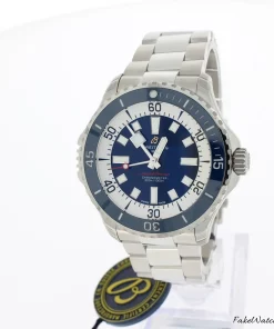 Breitling Superocean 46 A17378E71C1A1 Automatic 46mm Unisex Replica Watch - Blue Dial, Steel Case