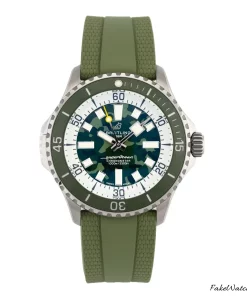 Breitling Superocean 46 E10379 Automatic 46mm Male Replica Watch - Green Dial, Steel Case