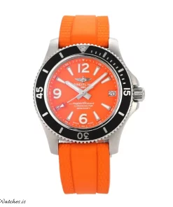 Alternative view of Breitling Superocean A17316D71O1A1 Automatic 36mm Unisex Replica Watch - Red Dial, Steel Case