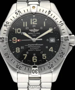 Breitling Superocean A17345 Automatic 41mm Unisex Replica Watch - Black Dial, Steel Case