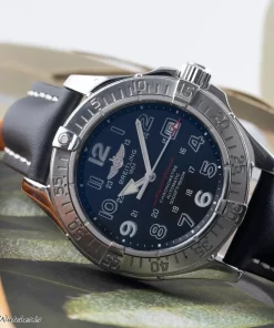 Alternative view of Breitling Superocean A17360 Automatic 42mm Unisex Replica Watch - Black Dial, Steel Case