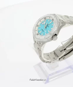 Alternative view of Breitling Superocean A17377211C1A1 Automatic 36mm Female Replica Watch - Blue Dial, Steel Case
