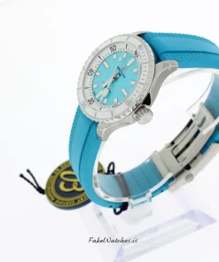 Alternative view of Breitling Superocean A17377211C1S1 Automatic 36mm Female Replica Watch - Blue Dial, Steel Case