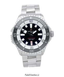 Breitling Superocean A17378211B1A1 Automatic 46mm Unisex Replica Watch - Black Dial, Steel Case