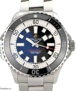 Breitling Superocean A17378211B1A1 Automatic 46mm Unisex Replica Watch - Black Dial, Steel Case