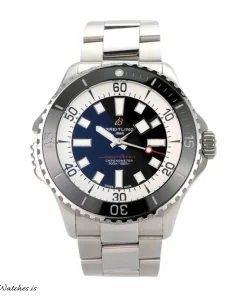 Alternative view of Breitling Superocean A17378211B1A1 Automatic 46mm Unisex Replica Watch - Black Dial, Steel Case
