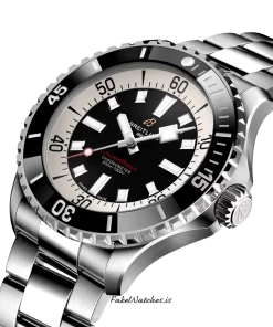 Alternative view of Breitling Superocean A17378211B1A1 Automatic 46mm Unisex Replica Watch - Black Dial, Steel Case