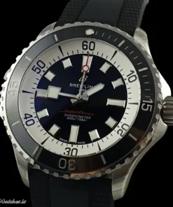 Alternative view of Breitling Superocean A17378211B1S1 Automatic 46mm Female Replica Watch - Black Dial, Steel Case