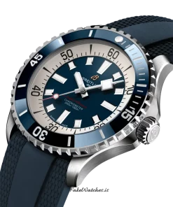 Alternative view of Breitling Superocean A17378E71C1S1 Automatic 46mm Unisex Replica Watch - Blue Dial, Steel Case