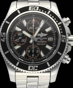 Breitling Superocean Chronograph II A13341 Automatic 44mm Unisex Replica Watch - Black Dial, Steel Case
