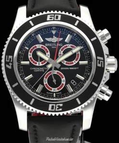 Breitling Superocean Chronograph M2000 A73310 Quartz 46mm Unisex Replica Watch - Black Dial, Steel Case