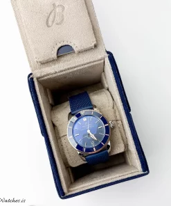Alternative view of Breitling Superocean Heritage 42 UB2010161C1S1 Automatic 42mm Unisex Replica Watch - Blue Dial, Gold/Steel Case
