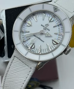 Breitling Superocean Heritage A10340A71A1X1 Automatic 38mm Female Replica Watch - White Dial, Steel Case