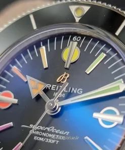 Alternative view of Breitling Superocean Heritage A103701A1B1A1 Automatic 42mm Unisex Replica Watch - Black Dial, Steel Case