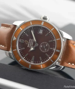 Alternative view of Breitling Superocean Heritage A37320 Automatic 38mm Unisex Replica Watch - Bronze Dial, Steel Case