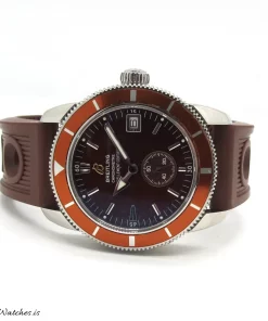 Alternative view of Breitling Superocean Heritage A37320 Automatic 38mm Unisex Replica Watch - Brown Dial, Steel Case