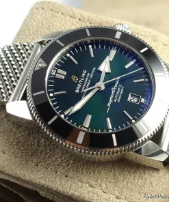 Alternative view of Breitling Superocean Heritage AB2020121L1A1 Automatic 46mm Male Replica Watch - Green Dial, Steel Case