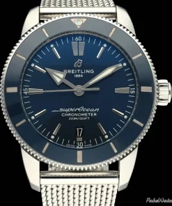 Breitling Superocean Heritage AB2030 Automatic 44mm Unisex Replica Watch - Blue Dial, Steel Case