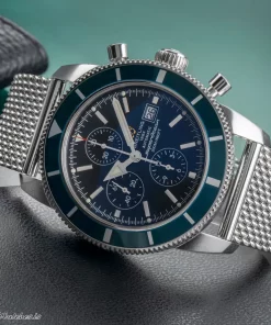 Alternative view of Breitling Superocean Heritage Chronograph A13320 Automatic 46mm Unisex Replica Watch - Black Dial, Steel Case