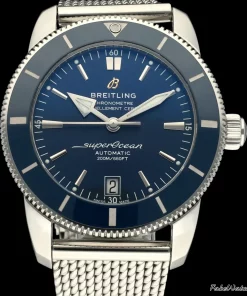 Breitling Superocean Heritage II 42 AB2010 Automatic 42mm Unisex Replica Watch - Blue Dial, Steel Case