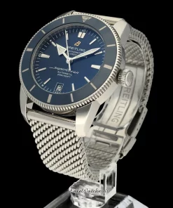 Alternative view of Breitling Superocean Heritage II 42 AB2010 Automatic 42mm Unisex Replica Watch - Blue Dial, Steel Case