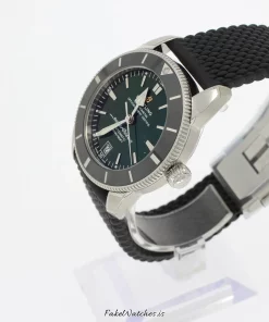 Alternative view of Breitling Superocean Heritage II 42 AB2010121L1S1 Automatic 42mm Unisex Replica Watch - Green Dial, Steel Case