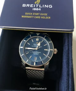 Alternative view of Breitling Superocean Heritage II 42 AB2010161C1A1 Automatic 42mm Unisex Replica Watch - Blue Dial, Steel Case