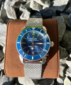 Alternative view of Breitling Superocean Heritage II 42 AB2010161C1A1 Automatic 42mm Unisex Replica Watch - Blue Dial, Steel Case