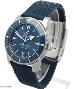 Alternative view of Breitling Superocean Heritage II 42 AB2010161C1S1 Automatic 42mm Unisex Replica Watch - Blue Dial, Steel Case