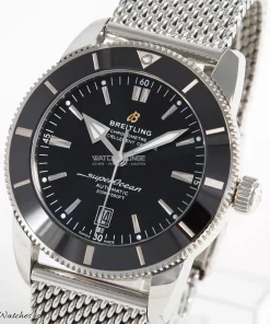 Breitling Superocean Heritage II 46 AB2020121B1A1 Automatic 46mm Unisex Replica Watch - Black Dial, Steel Case