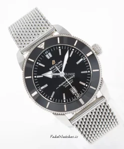 Alternative view of Breitling Superocean Heritage II 46 AB2020121B1A1 Automatic 46mm Unisex Replica Watch - Black Dial, Steel Case
