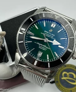 Breitling Superocean Heritage II 46 AB2020121L1A1 Automatic 46mm Unisex Replica Watch - Green Dial, Steel Case