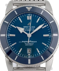 Alternative view of Breitling Superocean Heritage II 46 AB2020161C1A1 Automatic 46mm Unisex Replica Watch - Blue Dial, Steel Case