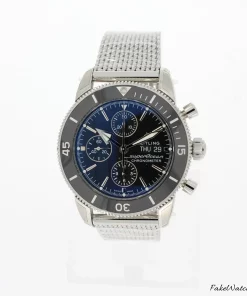 Breitling Superocean Heritage II Chronograph A13313121B1A1 Automatic 44mm Unisex Replica Watch - Black Dial, Steel Case