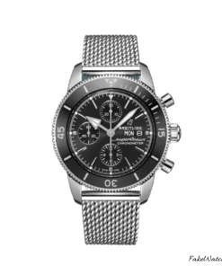 Breitling Superocean Heritage II Chronograph A13313121B1A1 Automatic 44mm Unisex Replica Watch - Black Dial, Steel Case