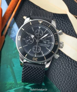 Breitling Superocean Heritage II Chronograph A13313121B1S1 Automatic 44mm Unisex Replica Watch - Black Dial, Steel Case