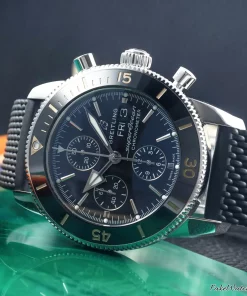Alternative view of Breitling Superocean Heritage II Chronograph A13313121B1S1 Automatic 44mm Unisex Replica Watch - Black Dial, Steel Case