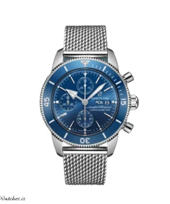 Breitling Superocean Heritage II Chronograph A13313161C1A1 Automatic 44mm Unisex Replica Watch - Blue Dial, Steel Case