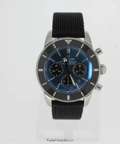 Breitling Superocean Heritage II Chronograph AB0162121C1S1 Automatic 44mm Unisex Replica Watch - Blue Dial, Steel Case
