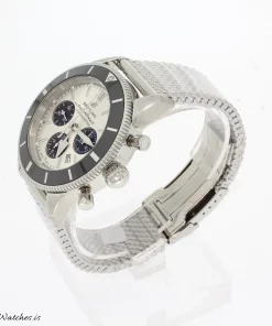 Alternative view of Breitling Superocean Heritage II Chronograph AB0162121G1A1 Automatic 44mm Unisex Replica Watch - Silver Dial, Steel Case