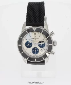Breitling Superocean Heritage II Chronograph AB0162121G1S1 Automatic 44mm Unisex Replica Watch - Silver Dial, Steel Case